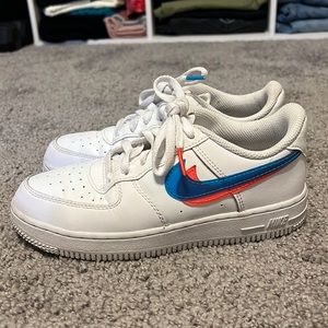 Nike Airforce One 3D shoes-Size 2.5 Youth